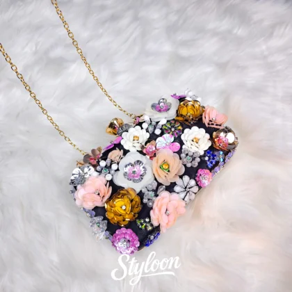 Wedding Purse with Long Chain
